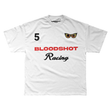 BLOODSHOT RACING TEE - WHITE